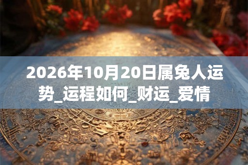 2026年10月20日属兔人运势_运程如何_财运_爱情 2026年10月20日属兔人运势_运程如何_财运_爱情