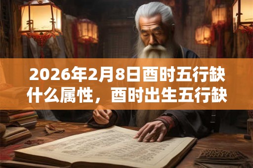 2026年2月8日酉时五行缺什么属性，酉时出生五行缺什么