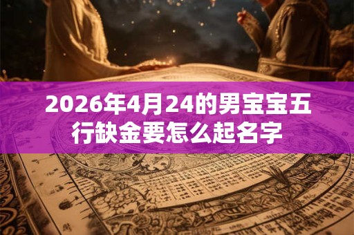 2026年4月24的男宝宝五行缺金要怎么起名字