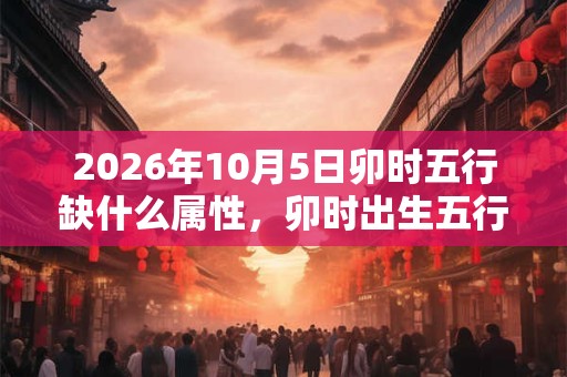 2026年10月5日卯时五行缺什么属性,卯时出生五行缺什么 2026年10月5日卯时五行缺什么属性,卯时出生五行缺什么