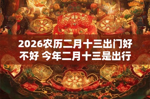 2026农历二月十三出门好不好 今年二月十三是出行好时机吗 2026农历二月十三出门好不好 今年二月十三是出行好时机吗