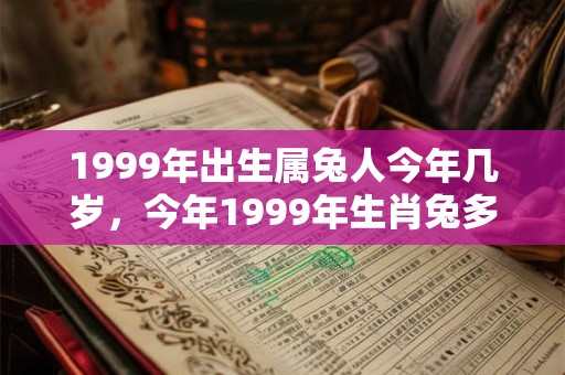 1999年出生属兔人今年几岁,今年1999年生肖兔多大 1999年出生属兔人今年几岁,今年1999年生肖兔多大