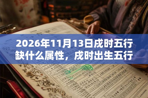 2026年11月13日戌时五行缺什么属性,戌时出生五行缺什么 2026年11月13日戌时五行缺什么属性,戌时出生五行缺什么