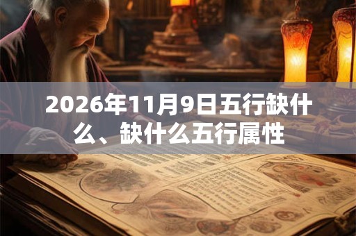 2026年11月9日五行缺什么、缺什么五行属性