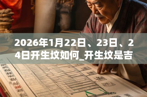 2026年1月22日、23日、24日开生坟如何_开生坟是吉日吗