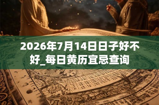 2026年7月14日日子好不好_每日黄历宜忌查询 2026年7月14日日子好不好_每日黄历宜忌查询