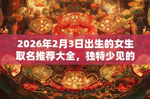 2026年2月3日出生的女生取名推荐大全,独特少见的女孩名字 2026年2月3日出生的女生取名推荐大全,独特少见的女孩名字