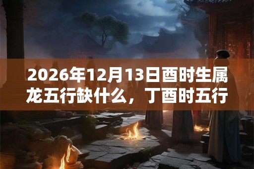 2026年12月13日酉时生属龙五行缺什么，丁酉时五行缺什么