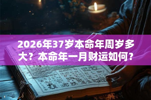 2026年37岁本命年周岁多大?本命年一月财运如何? 2026年37岁本命年周岁多大?本命年一月财运如何?
