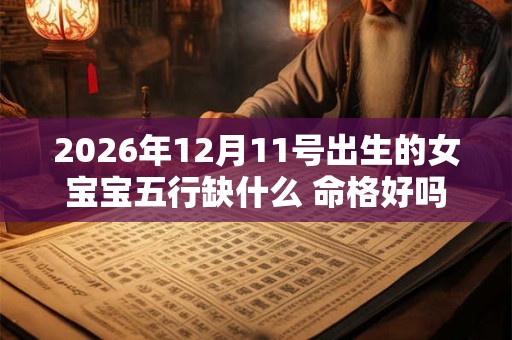 2026年12月11号出生的女宝宝五行缺什么 命格好吗