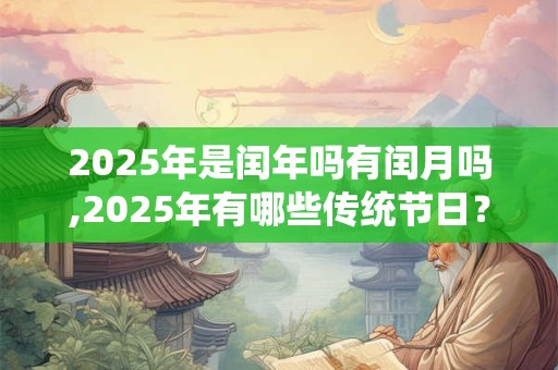 2025年是闰年吗有闰月吗,2025年有哪些传统节日? 2025年是闰年吗有闰月吗,2025年有哪些传统节日?