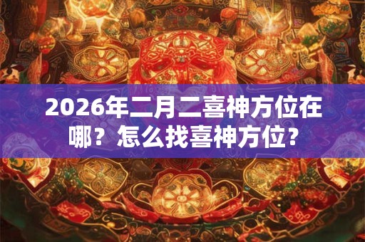 2026年二月二喜神方位在哪?怎么找喜神方位? 2026年二月二喜神方位在哪?怎么找喜神方位?