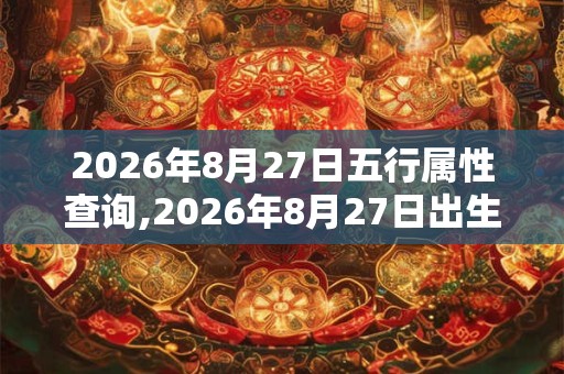 2026年8月27日五行属性查询,2026年8月27日出生五行属什么 2026年8月27日五行属性查询,2026年8月27日出生五行属什么