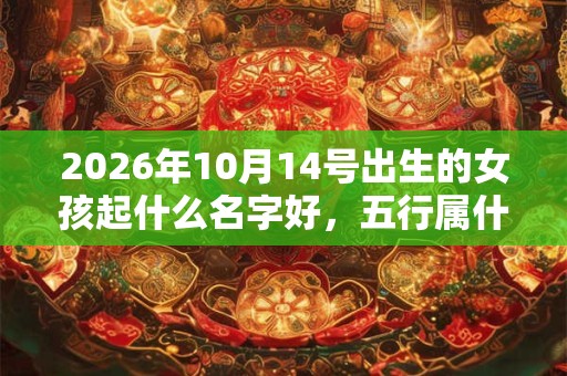 2026年10月14号出生的女孩起什么名字好,五行属什么 2026年10月14号出生的女孩起什么名字好,五行属什么