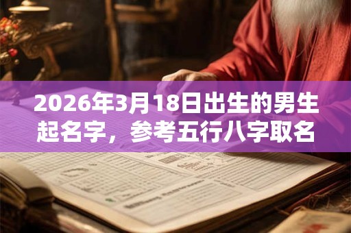 2026年3月18日出生的男生起名字,参考五行八字取名 2026年3月18日出生的男生起名字,参考五行八字取名