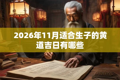 2026年11月适合生子的黄道吉日有哪些 2026年11月适合生子的黄道吉日有哪些