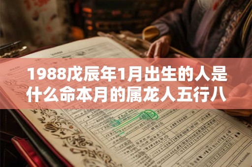 1988戊辰年1月出生的人是什么命本月的属龙人五行八字查询 1988戊辰年1月出生的人是什么命本月的属龙人五行八字查询