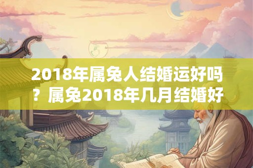 2018年属兔人结婚运好吗?属兔2018年几月结婚好? 2018年属兔人结婚运好吗?属兔2018年几月结婚好?