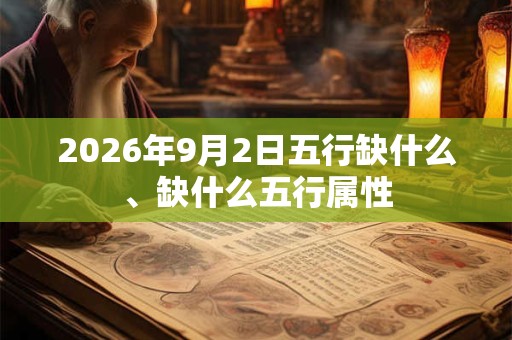 2026年9月2日五行缺什么、缺什么五行属性 2026年9月2日五行缺什么、缺什么五行属性