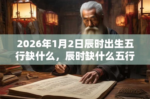 2026年1月2日辰时出生五行缺什么，辰时缺什么五行