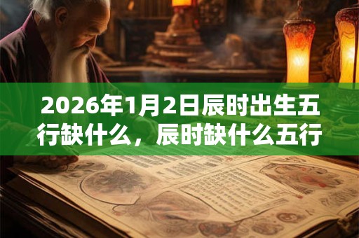 2026年1月2日辰时出生五行缺什么，辰时缺什么五行