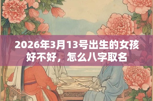 2026年3月13号出生的女孩好不好,怎么八字取名 2026年3月13号出生的女孩好不好,怎么八字取名
