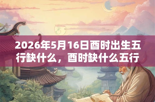 2026年5月16日酉时出生五行缺什么,酉时缺什么五行 2026年5月16日酉时出生五行缺什么,酉时缺什么五行