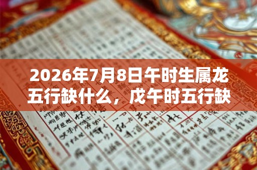 2026年7月8日午时生属龙五行缺什么，戊午时五行缺什么