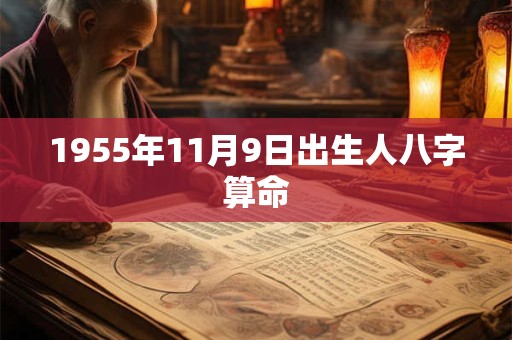 1955年11月9日出生人八字算命