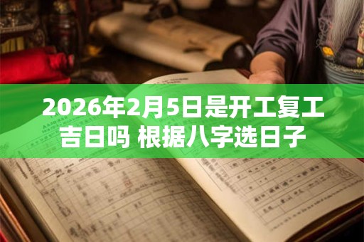 2026年2月5日是开工复工吉日吗 根据八字选日子