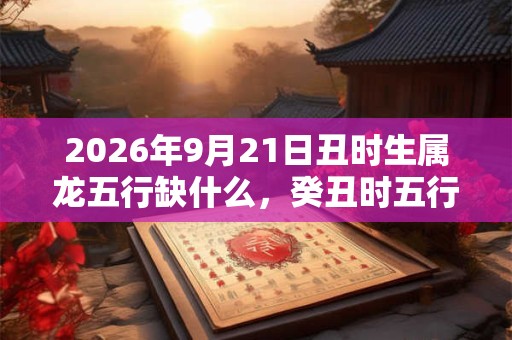 2026年9月21日丑时生属龙五行缺什么，癸丑时五行缺什么