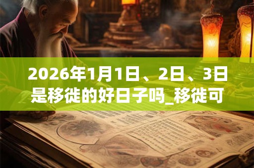 2026年1月1日、2日、3日是移徙的好日子吗_移徙可以吗 2026年1月1日、2日、3日是移徙的好日子吗_移徙可以吗