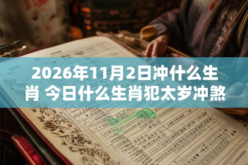 2026年11月2日冲什么生肖 今日什么生肖犯太岁冲煞查询: 2026年11月2日冲什么生肖 今日什么生肖犯太岁冲煞查询: