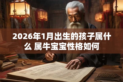 2026年1月出生的孩子属什么 属牛宝宝性格如何