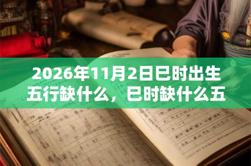 2026年11月2日巳时出生五行缺什么,巳时缺什么五行 2026年11月2日巳时出生五行缺什么,巳时缺什么五行