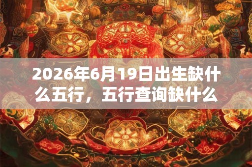 2026年6月19日出生缺什么五行,五行查询缺什么 2026年6月19日出生缺什么五行,五行查询缺什么