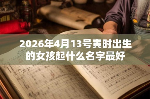 2026年4月13号寅时出生的女孩起什么名字最好 2026年4月13号寅时出生的女孩起什么名字最好