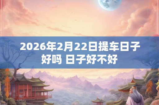 2026年2月22日提车日子好吗 日子好不好 2026年2月22日提车日子好吗 日子好不好