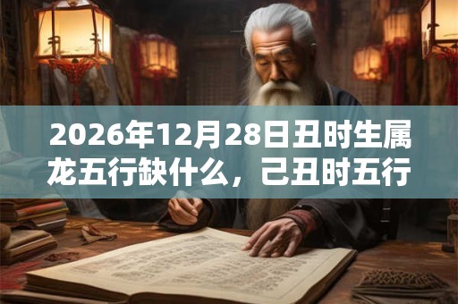 2026年12月28日丑时生属龙五行缺什么,己丑时五行缺什么 2026年12月28日丑时生属龙五行缺什么,己丑时五行缺什么