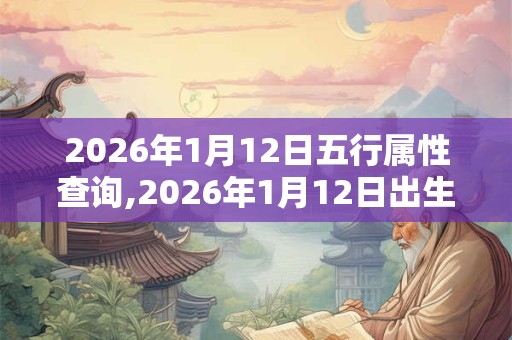 2026年1月12日五行属性查询,2026年1月12日出生五行属什么
