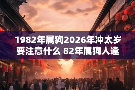 1982年属狗2026年冲太岁要注意什么 82年属狗人逢龙年运气如何