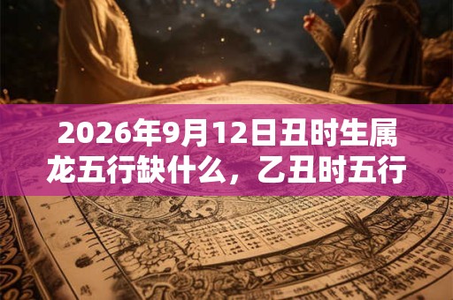 2026年9月12日丑时生属龙五行缺什么,乙丑时五行缺什么 2026年9月12日丑时生属龙五行缺什么,乙丑时五行缺什么