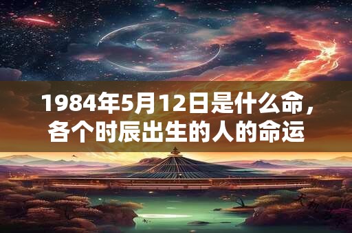 1984年5月12日是什么命,各个时辰出生的人的命运 1984年5月12日是什么命,各个时辰出生的人的命运
