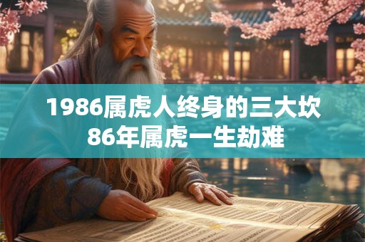 1986属虎人终身的三大坎 86年属虎一生劫难