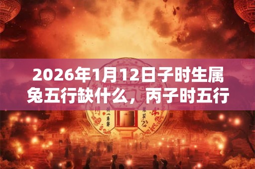 2026年1月12日子时生属兔五行缺什么,丙子时五行缺什么 2026年1月12日子时生属兔五行缺什么,丙子时五行缺什么