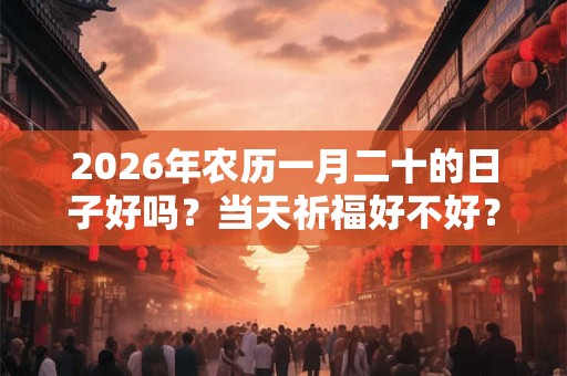 2026年农历一月二十的日子好吗?当天祈福好不好? 2026年农历一月二十的日子好吗?当天祈福好不好?