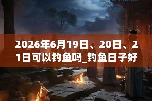 2026年6月19日、20日、21日可以钓鱼吗_钓鱼日子好吗