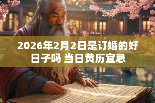 2026年2月2日是订婚的好日子吗 当日黄历宜忌 2026年2月2日是订婚的好日子吗 当日黄历宜忌