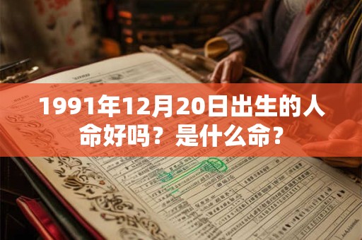 1991年12月20日出生的人命好吗?是什么命? 1991年12月20日出生的人命好吗?是什么命?