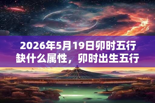 2026年5月19日卯时五行缺什么属性，卯时出生五行缺什么